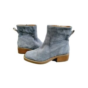 NEW LUCKY BRAND Blue Suede Leather Bootie